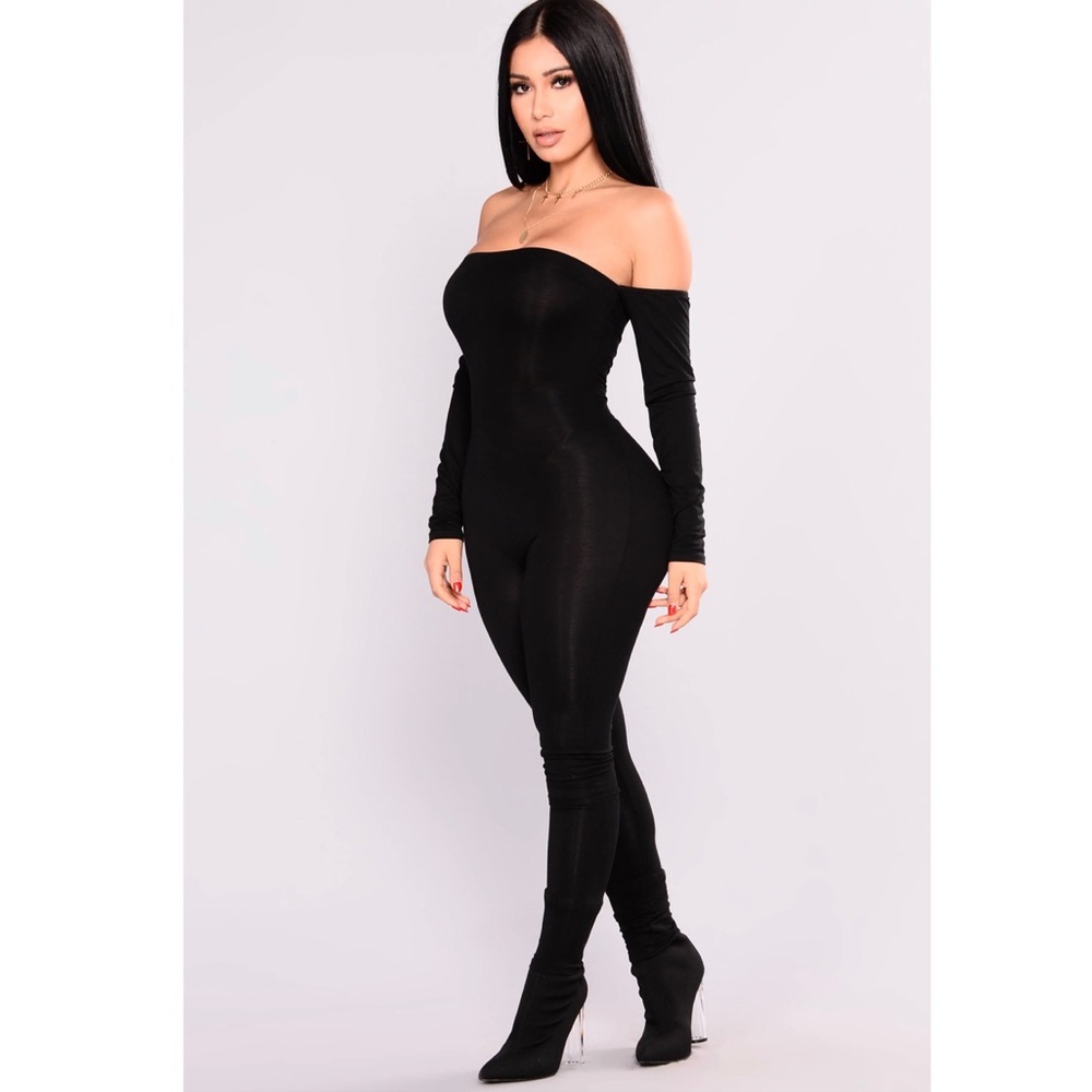 Fashion Nova - Off Shoulder Jumpsuit